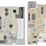 Casa8070 - Exklusive Grosse Maisonette-wohnung 91 Qm Fuer Familien, Gruppen, Geschaeftsreisende, Inklusive Parkplatz, Wlan, Kaffee Und Tee, Voll Ausgestattet Fuer 1 Bis 9 Personen, Zentrumsnah An Der Autobahn A9 Ingolstadt-sued * 잉골슈타트
